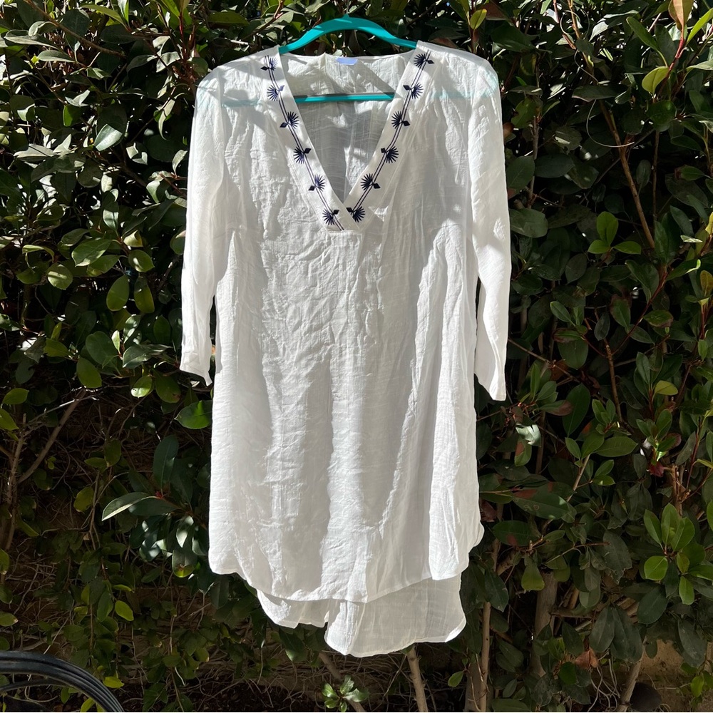 Kona Sol flowy beach cover up dress